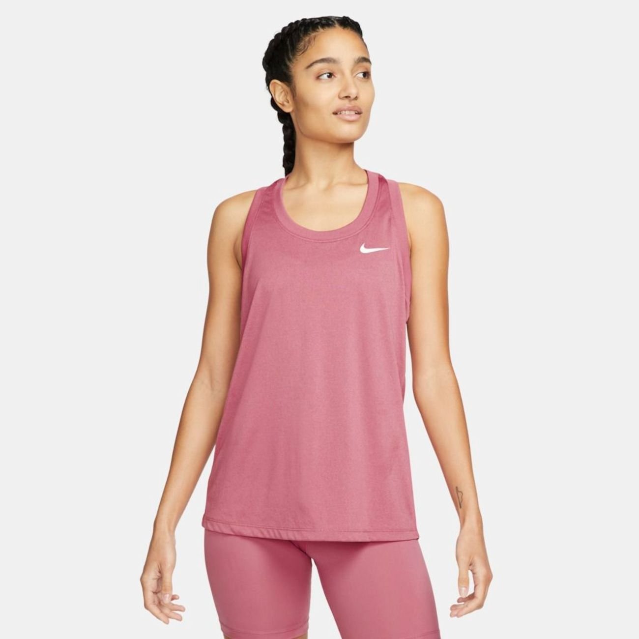 Regata Nike Sm DF Leg Tank Rosa