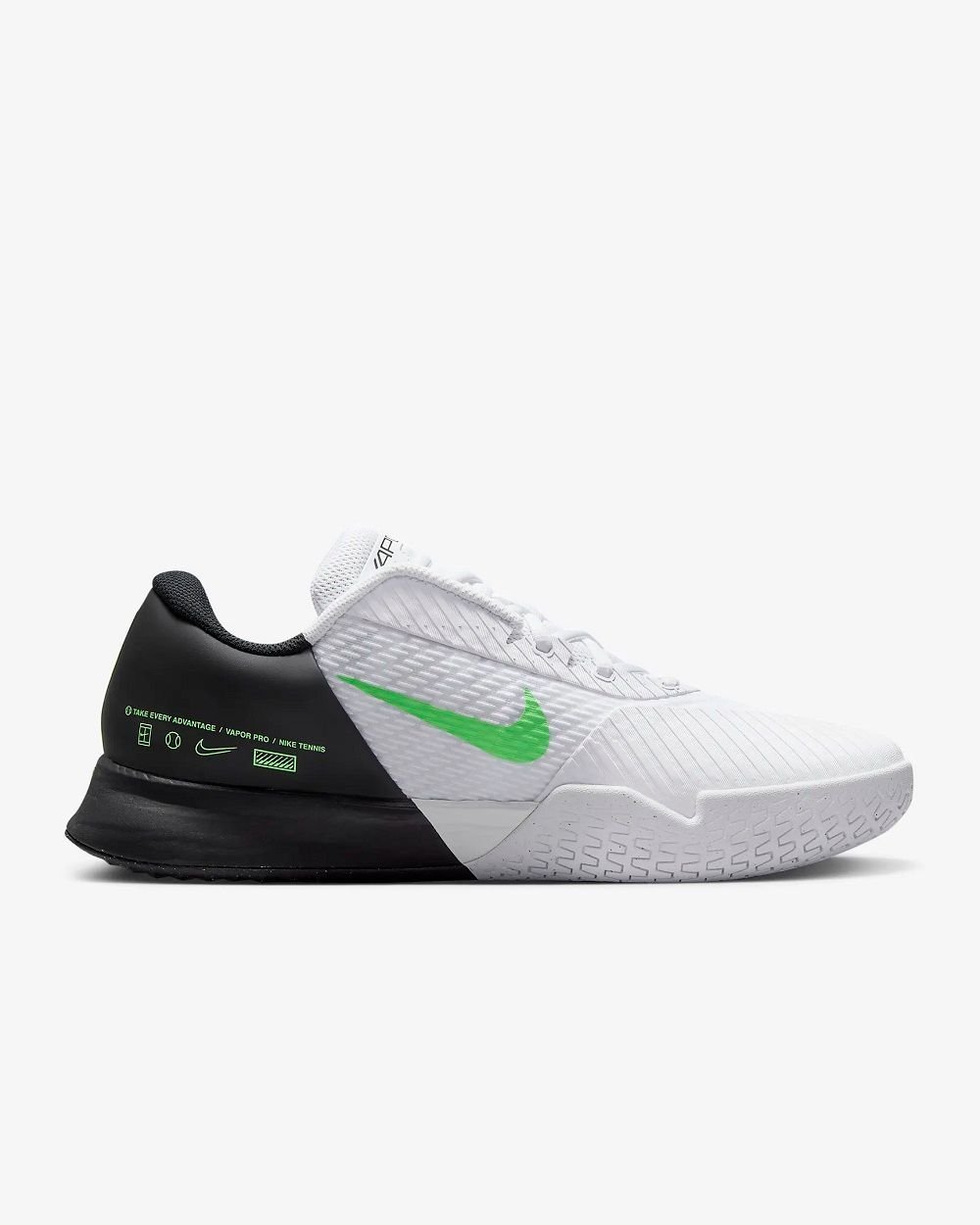 Tênis Nike Air Zoom Vapor Pro 2 HC Branco/Preto