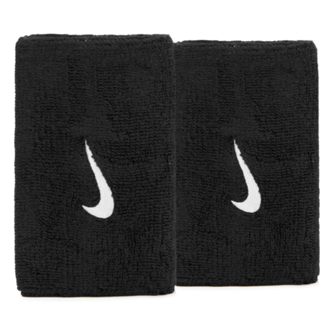 01 munhequeira nike algodao preto branco