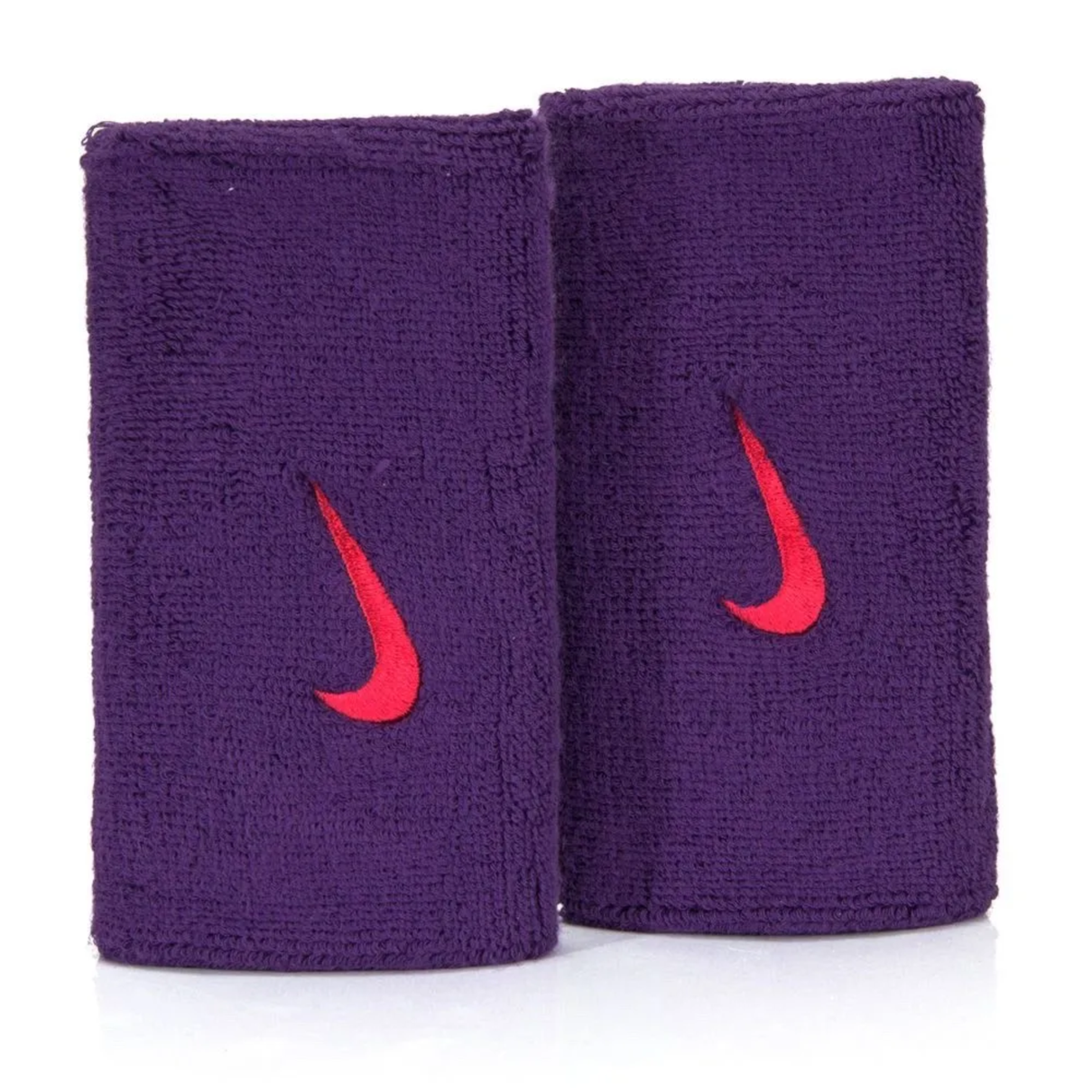 01 munhequeira nike algodao roxo vermelho