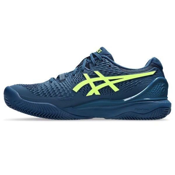 Tênis Asics Gel Resolution 9 Clay Azul/Amarelo