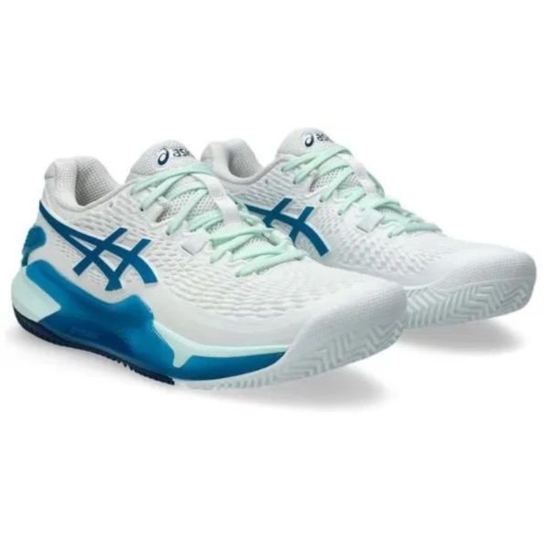 Tênis Asics Gel Resolution 9 Clay Branco/Azul