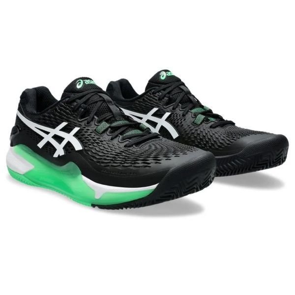 non Tênis Asics Gel Resolution 9 Clay Preto/Verde