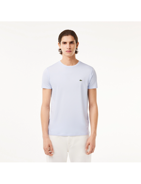 01 camiseta lacoste th6709 azul claro