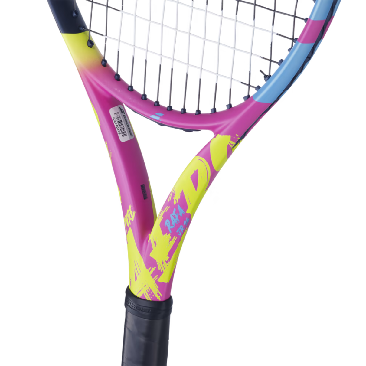 06 raquete babolat aero junior 26 azul ama rosa