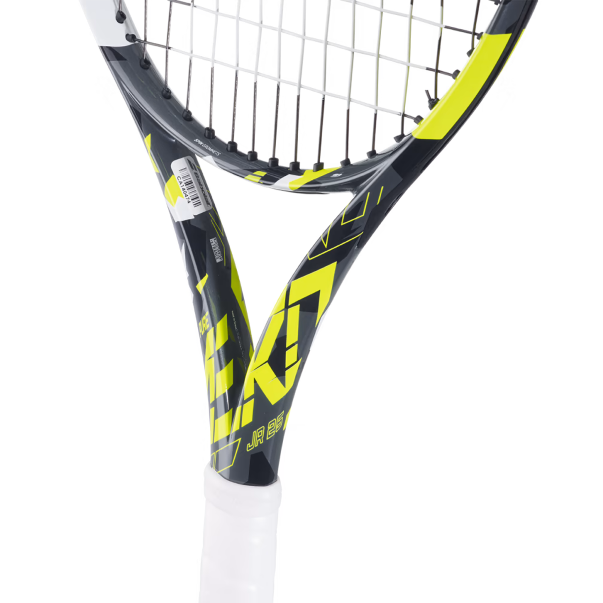 06 raquete babolat aero junior 26 preto amarelo