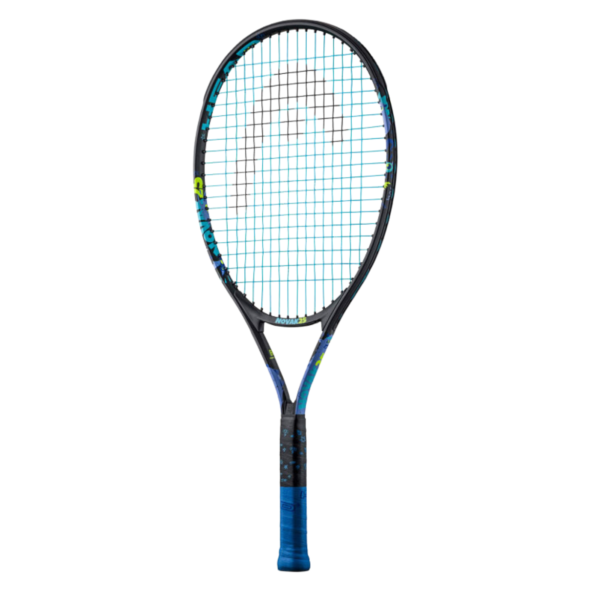 01 raquete head junior novak jr 25 preto azul