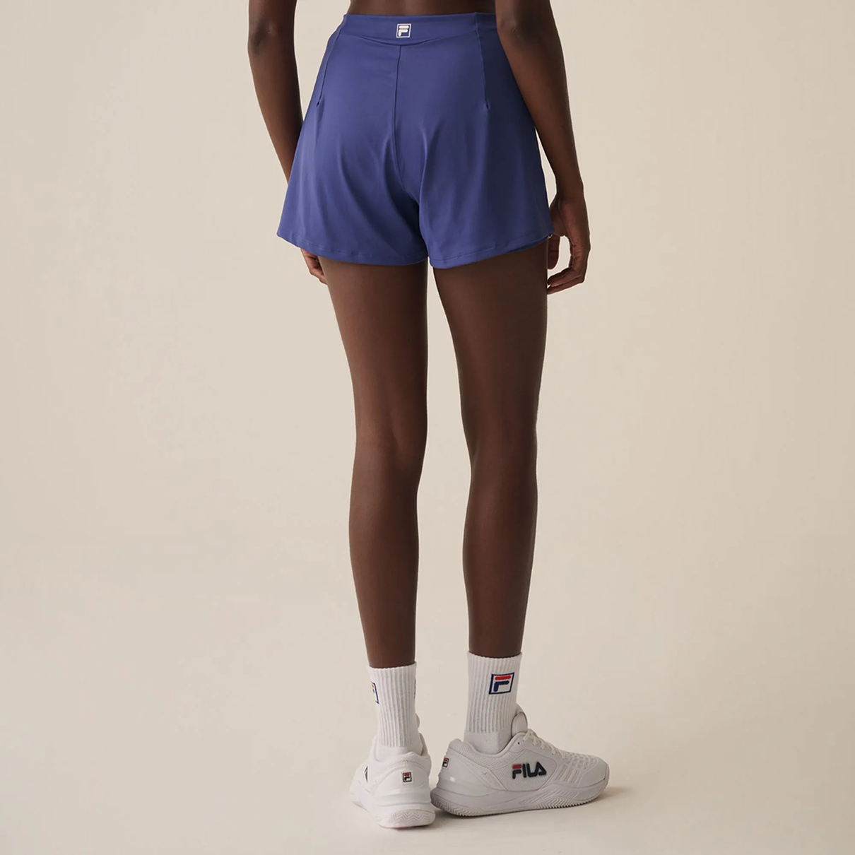 01 shorts fila duplo regular tennis sports club azul