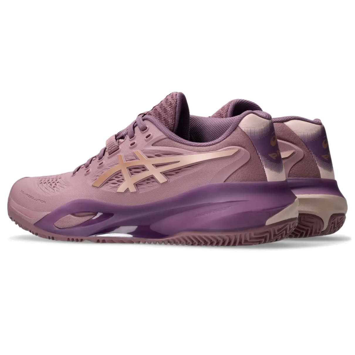 02 tenis asics gel resolution x padel roxo