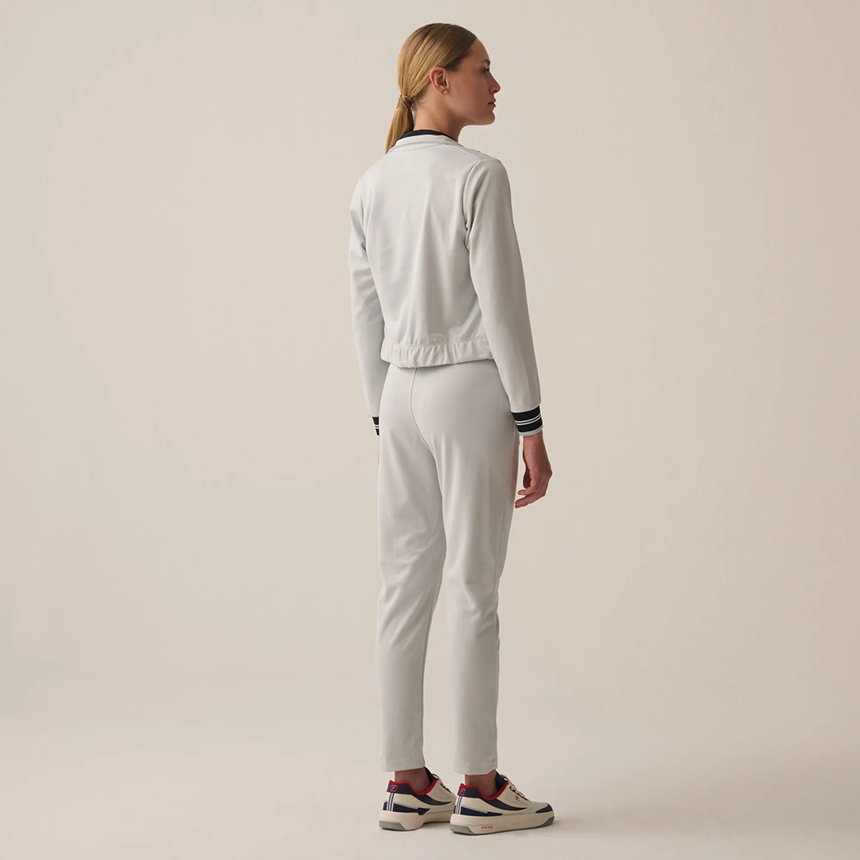 02 agasalho fila regular tennis sports club cinza