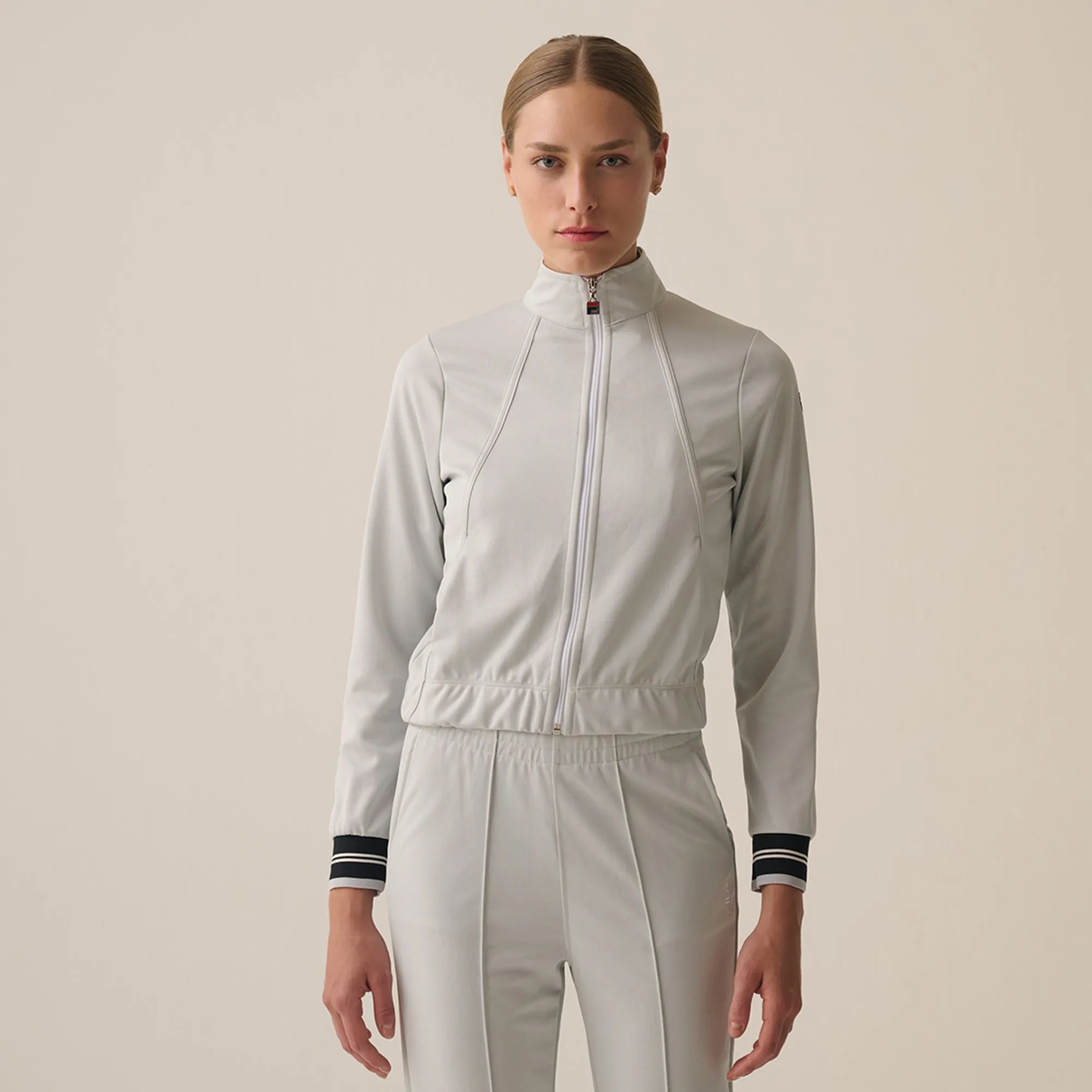 05 agasalho fila regular tennis sports club cinza