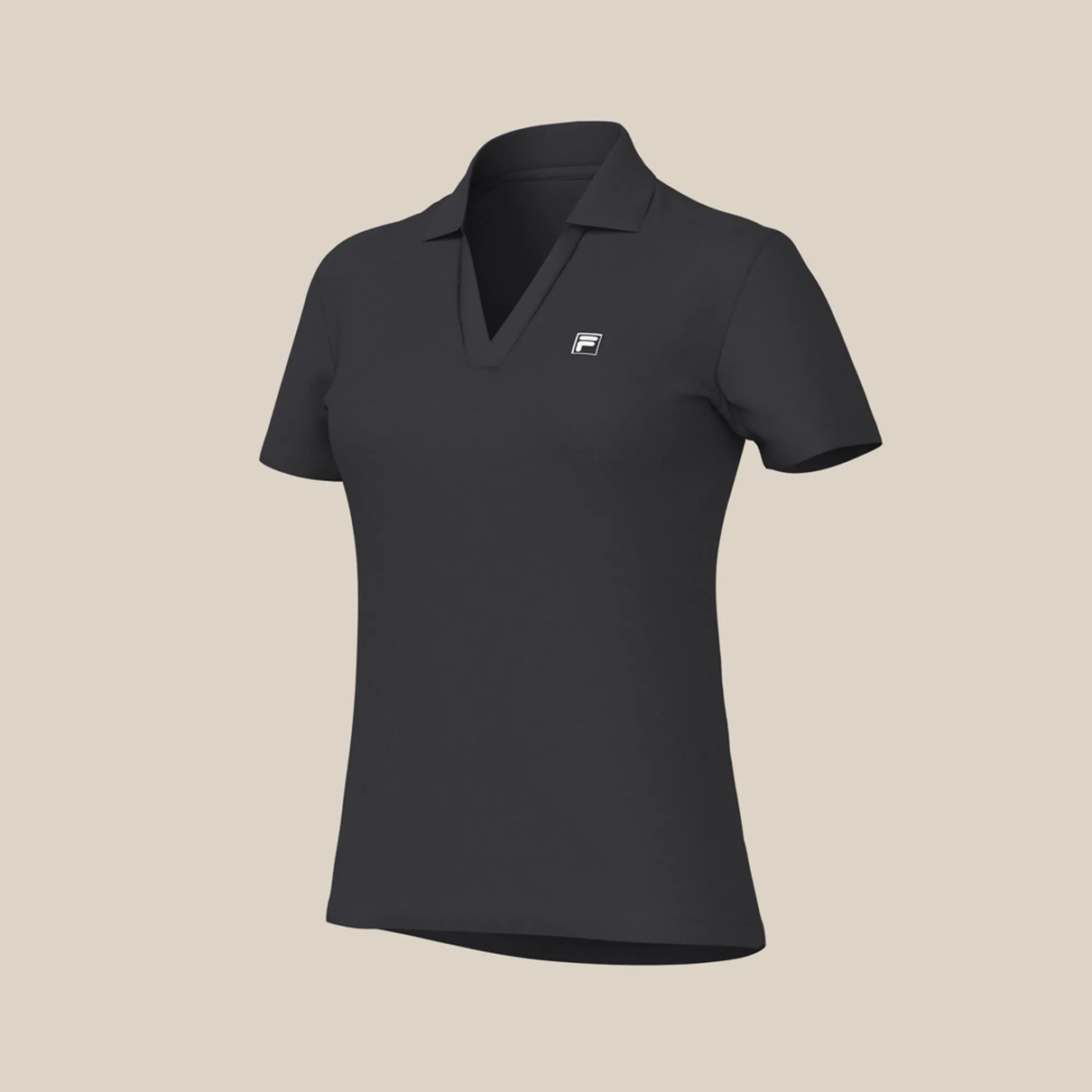 03 camisa polo fila f box tennis basic preta
