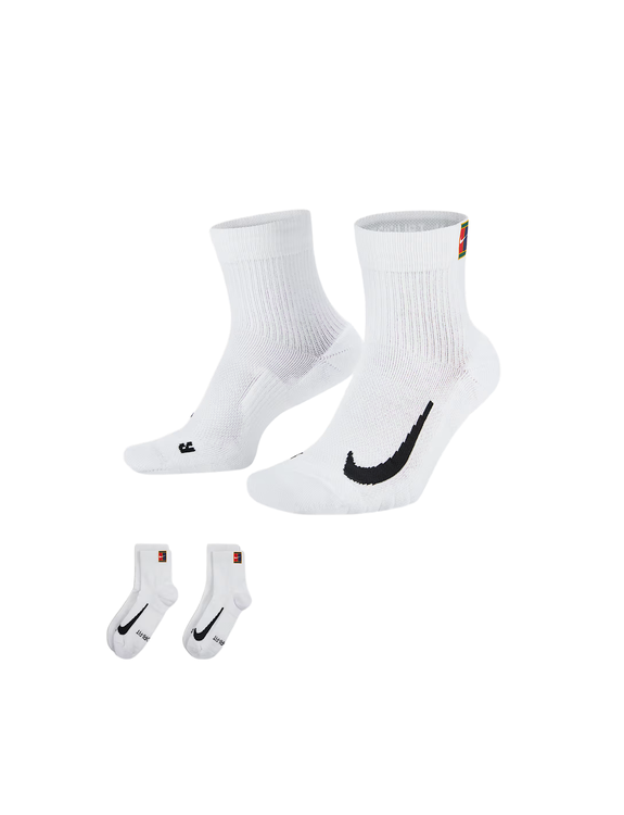 01 meia nike multiplier cano medio branco 39 43
