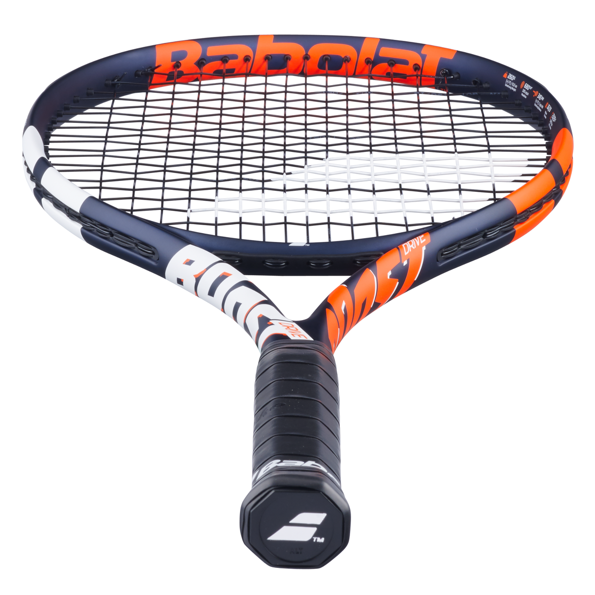 01 raquete babolat boost drive azul branco laranja