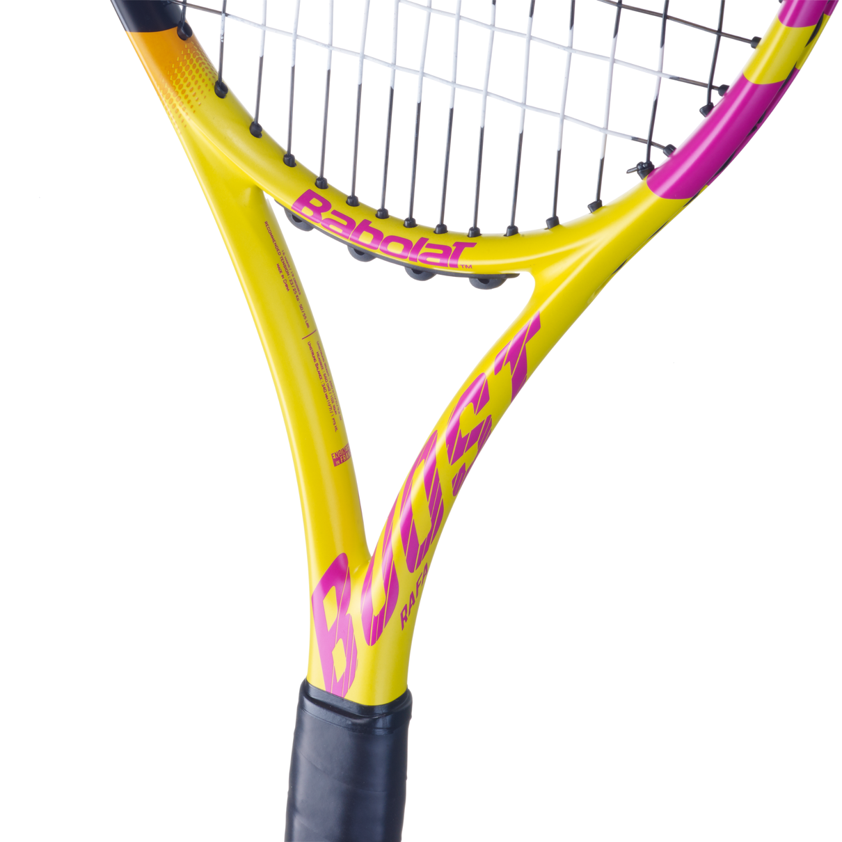 03 raquete babolat boost aero rafa roxo amarela