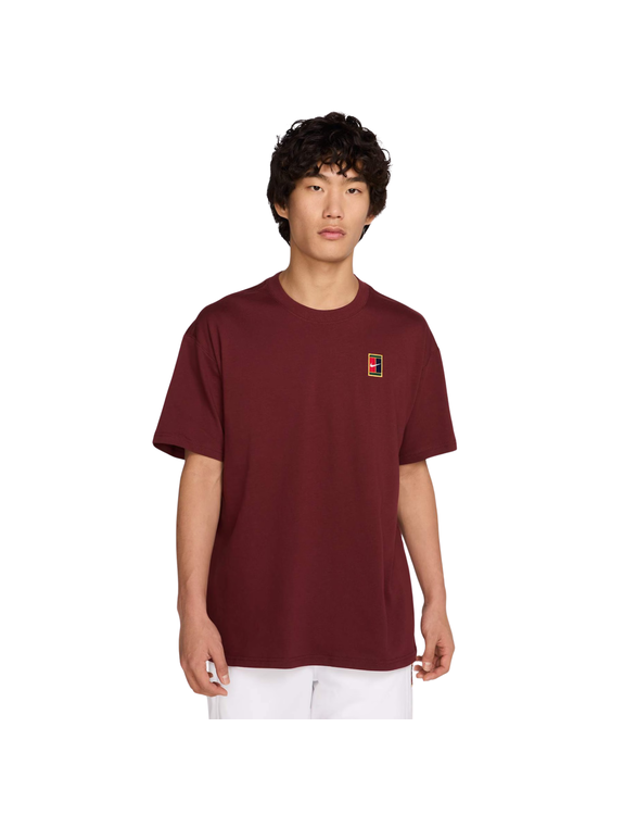 03 camiseta nike court tee m90 vermelho