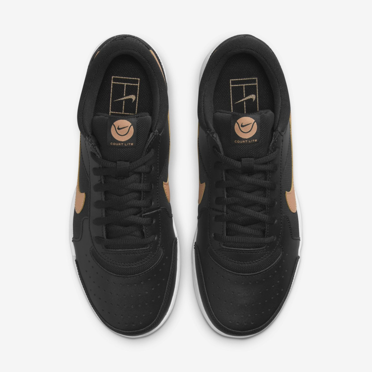 03 tenis nike court lite 3 preto