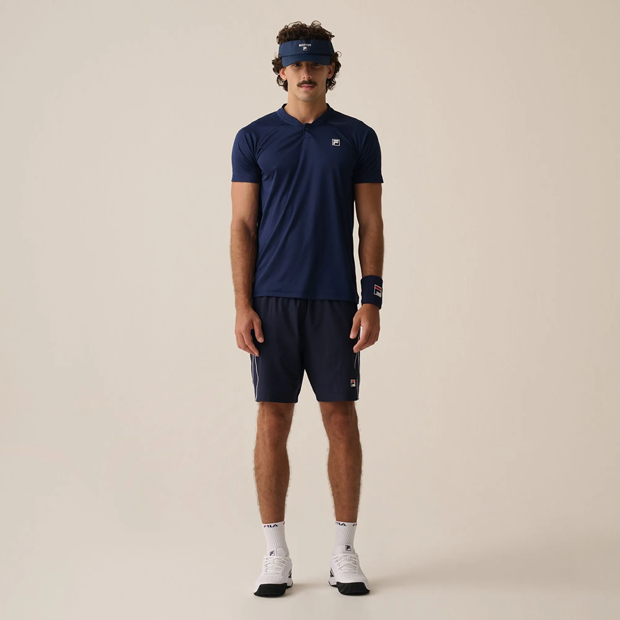 02 camisa polo fila f box basic marinho