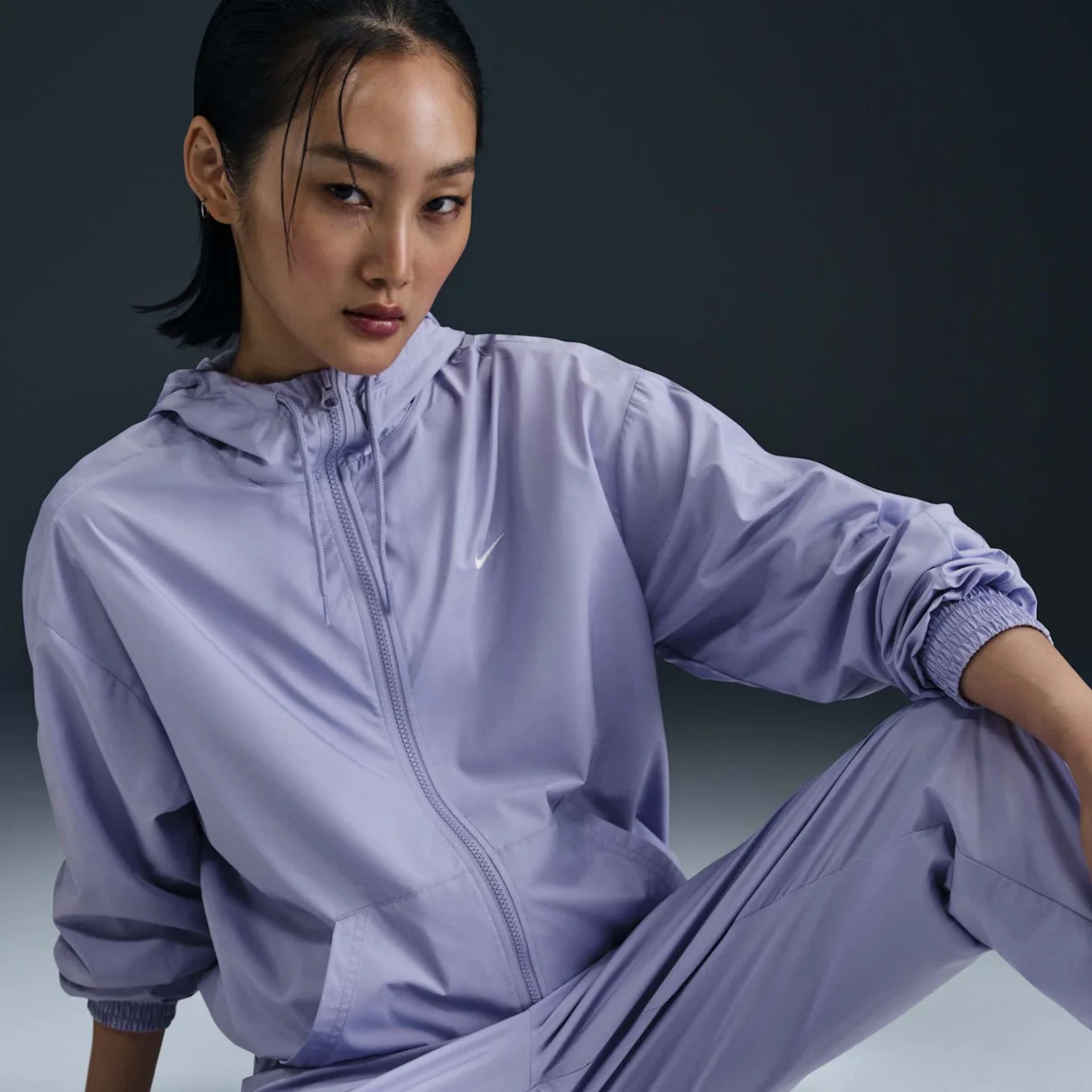 02 jaqueta nike sportswear essential roxo