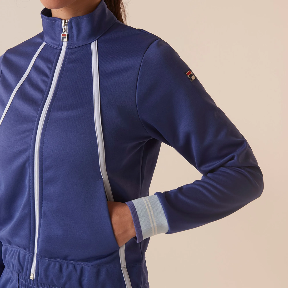 04 agasalho fila regular tennis sports club azul