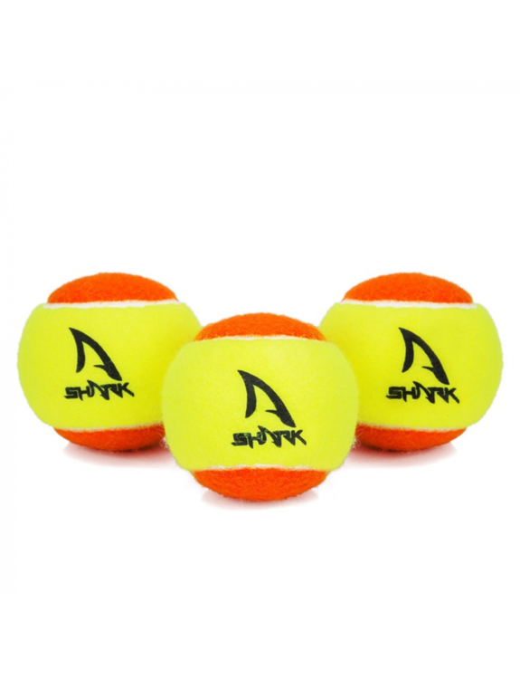 01 bola de beach tennis shark pacote com 3