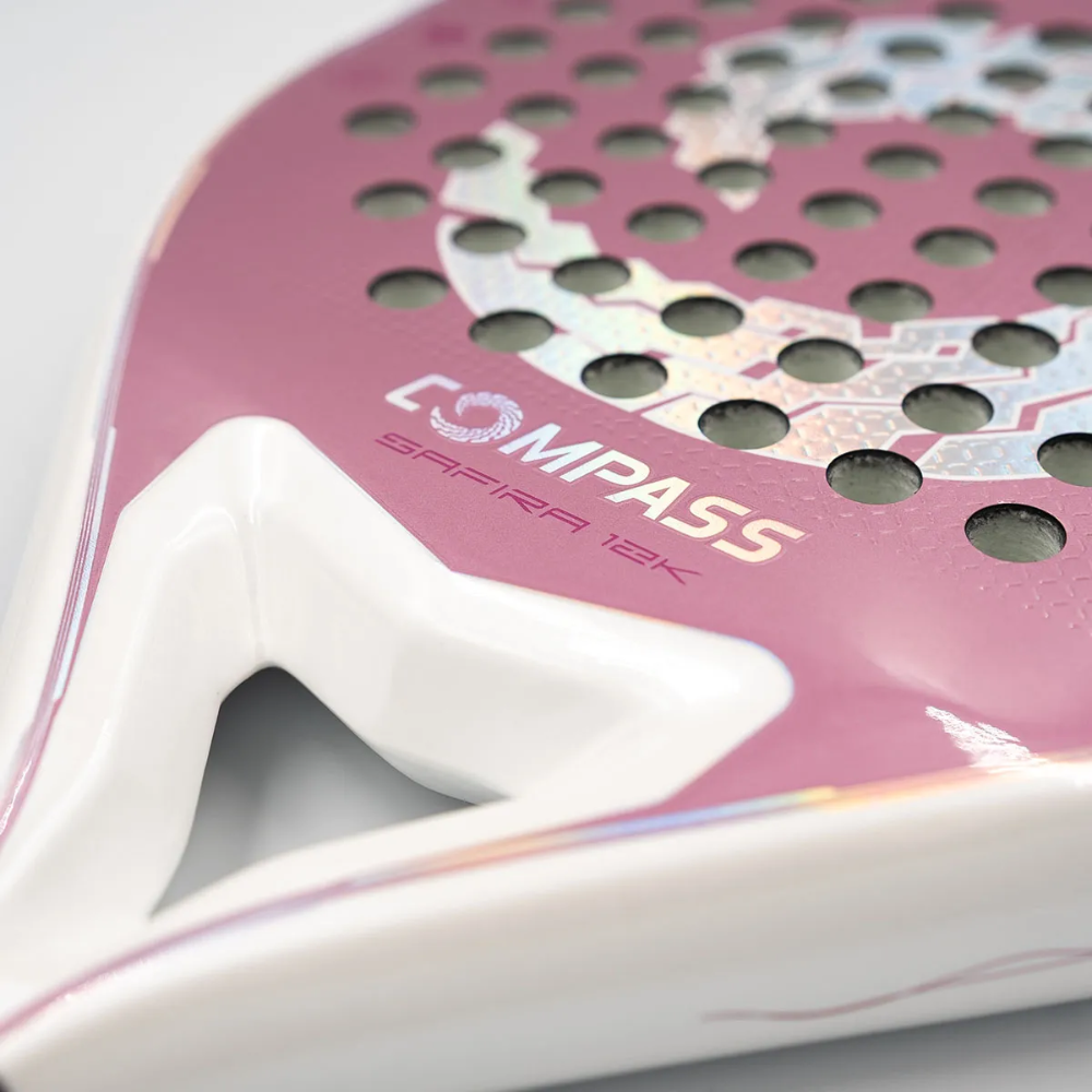 05 raquete de padel compass safira 12k