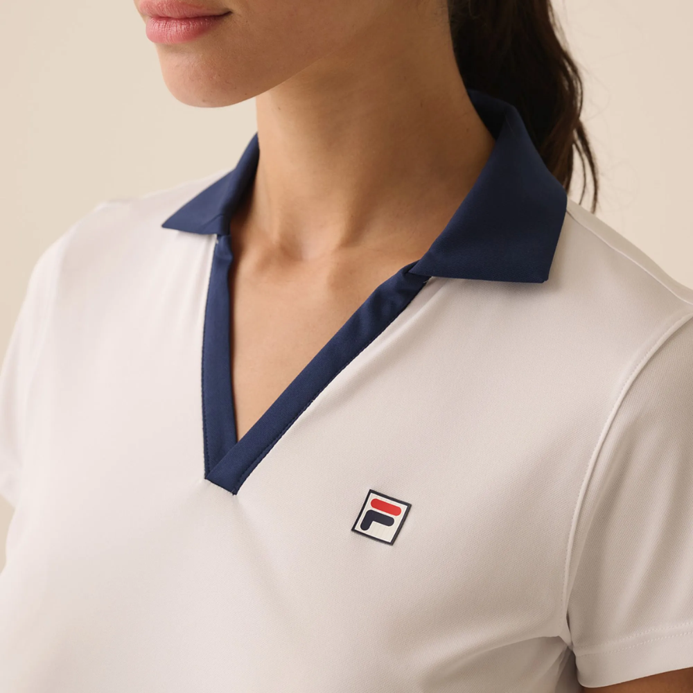 04 camisa polo fila f box tennis basic branco marinho