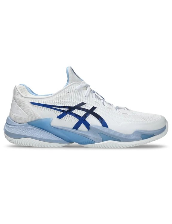 Tênis Asics Court FF 3 Novak Clay Branco/Azul