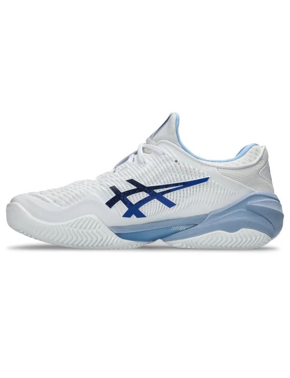 Tênis Asics Court FF 3 Novak Clay Branco/Azul