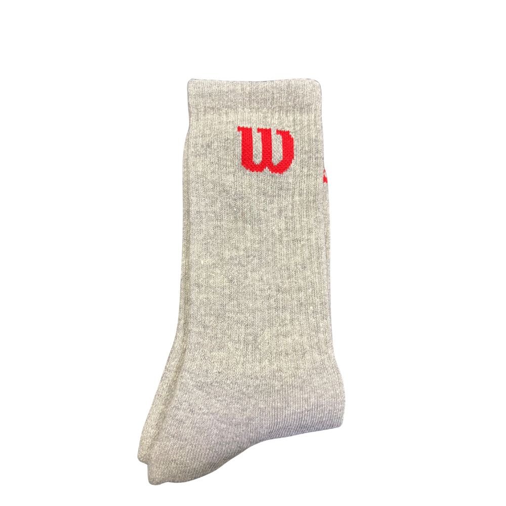 06 meia wilson cano alto logo cinza 39 43