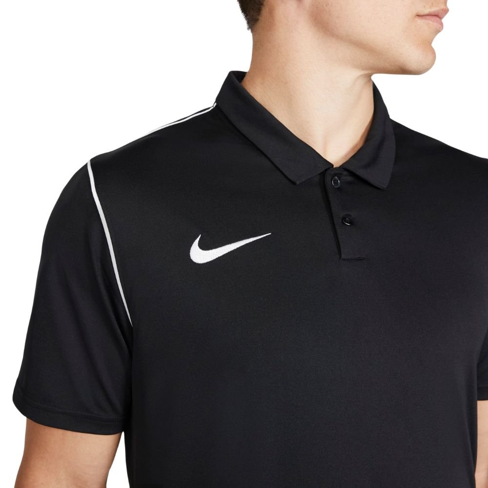 01 camisa polo nike dri fit park preta