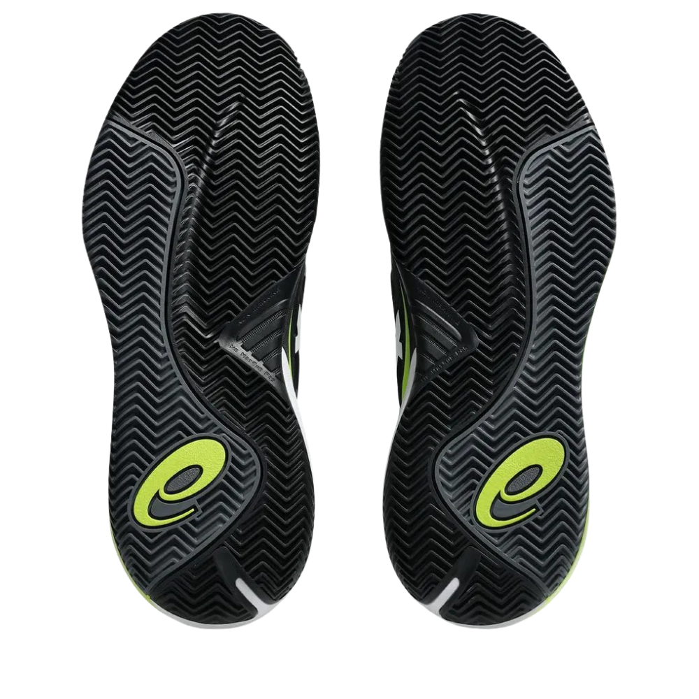 01 tenis asics gel resolution x clay preto verde