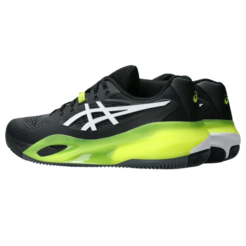 06 tenis asics gel resolution x clay preto verde