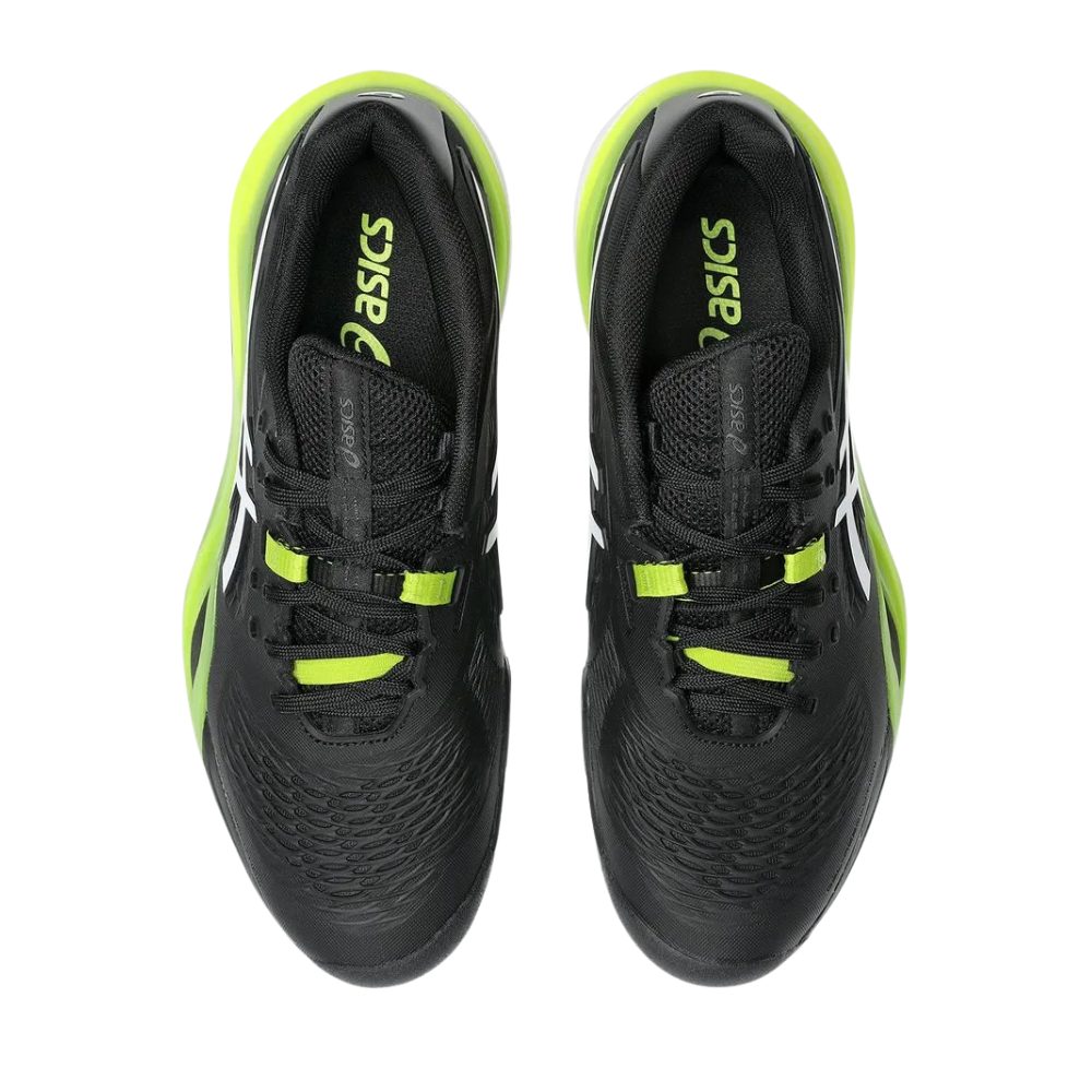 07 tenis asics gel resolution x clay preto verde