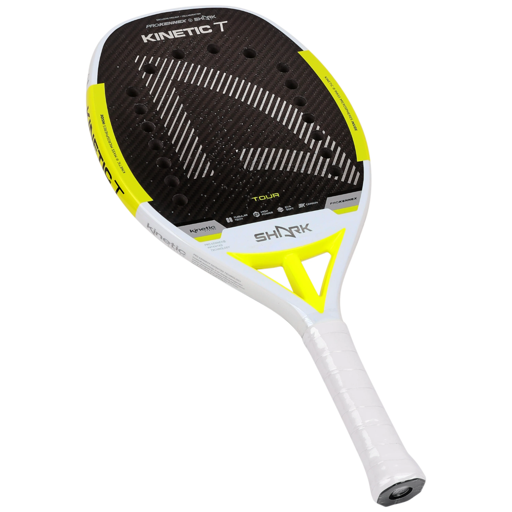 09 raquete de beach tennis shark kinetic s green