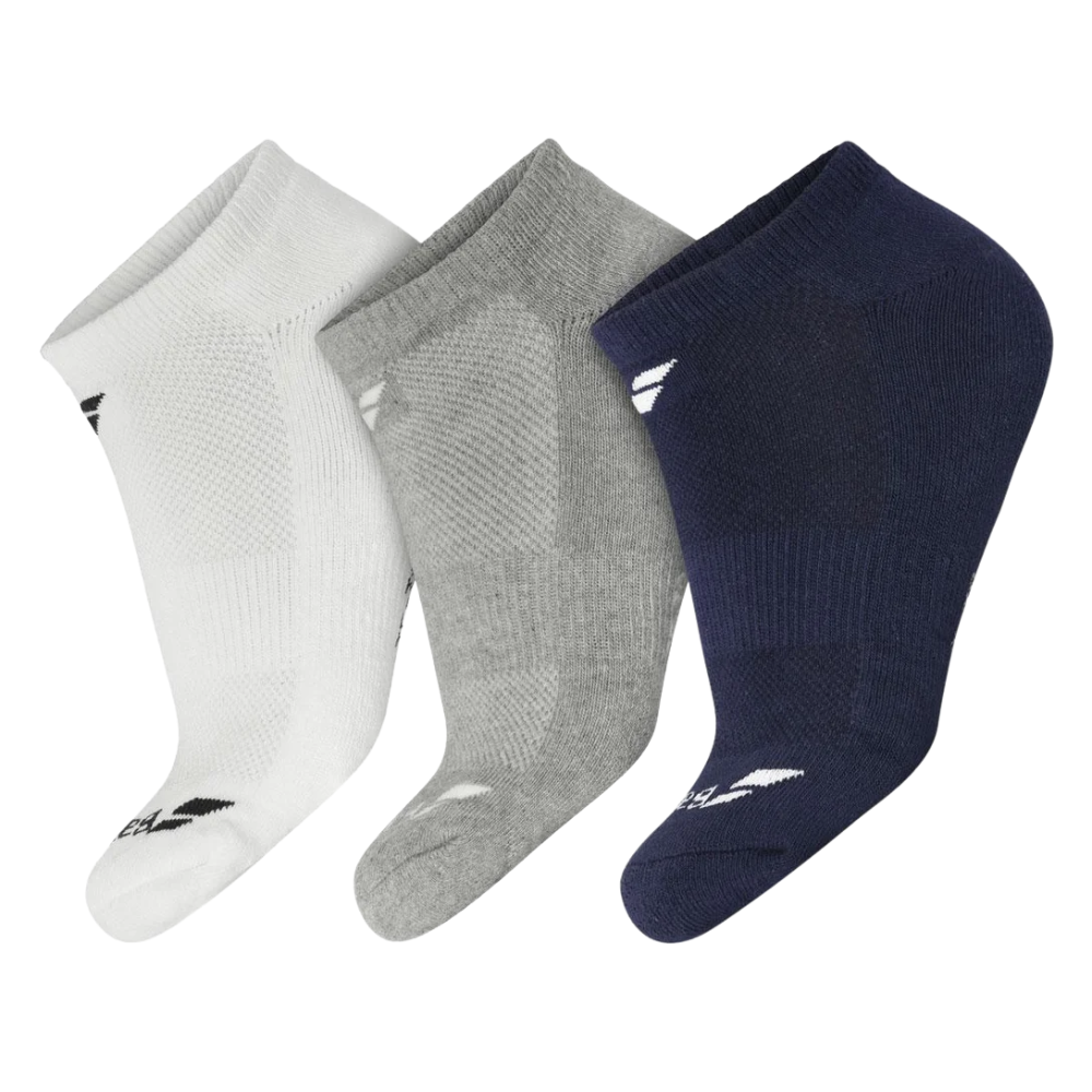 01 meia babolat invisible pack mescla 35 38