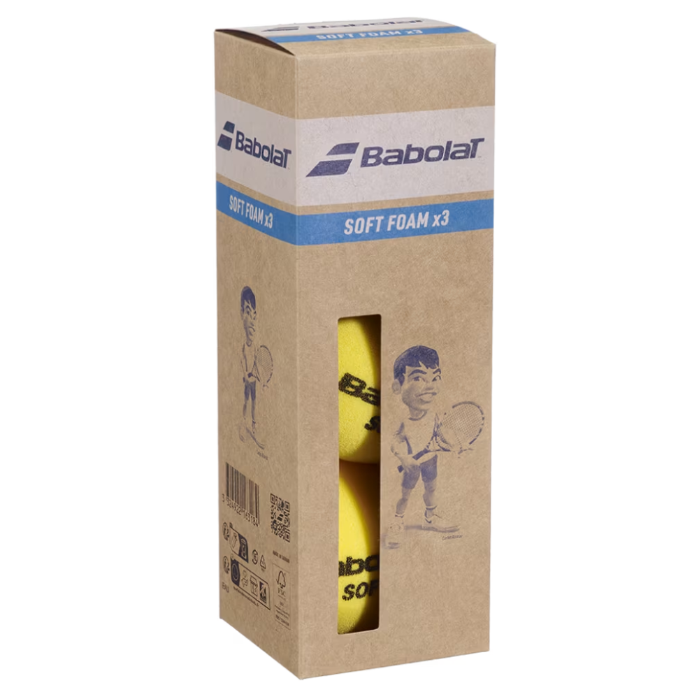 02 bola de tenis babolat soft foam
