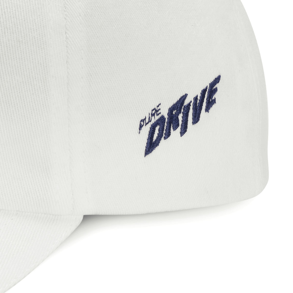 02 bone babolat drive cotton cap branco azul