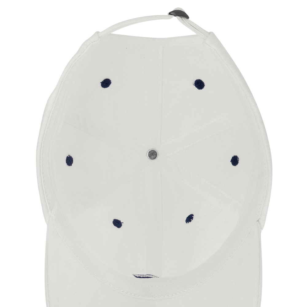03 bone babolat drive cotton cap branco azul