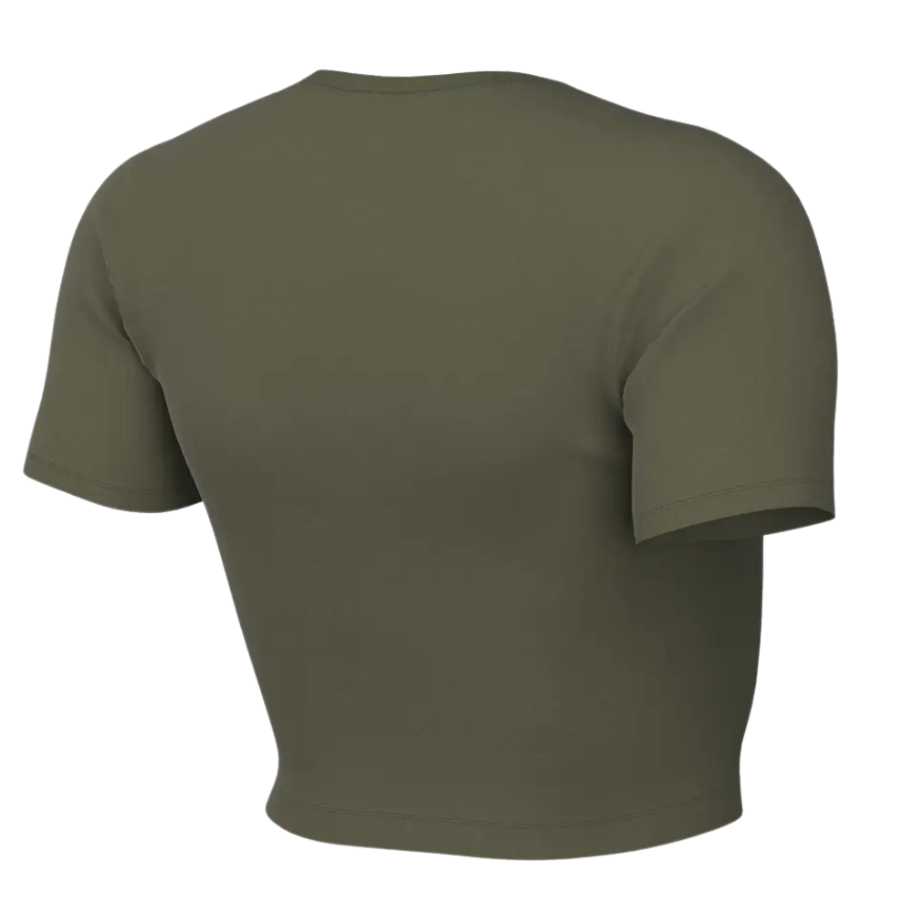 09 camiseta nike sportswear chill knit cropped verde