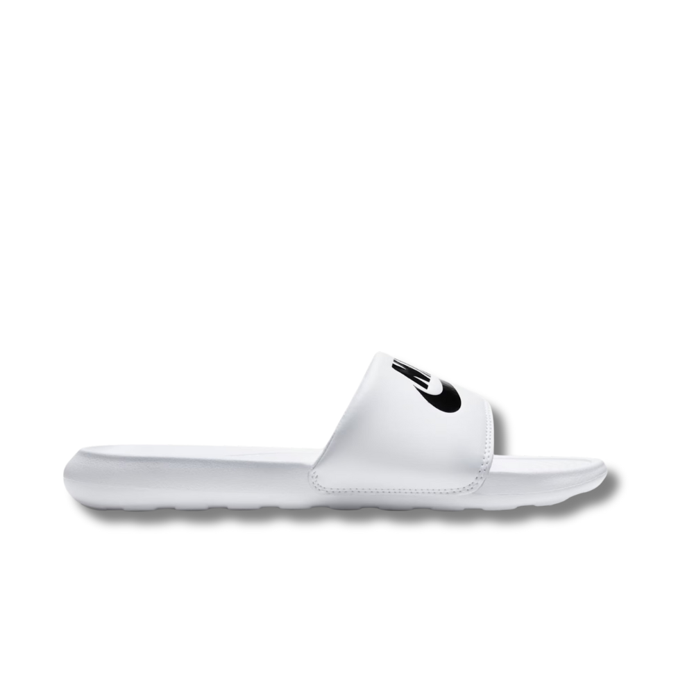 01 chinelo nike victori one slide branco preto