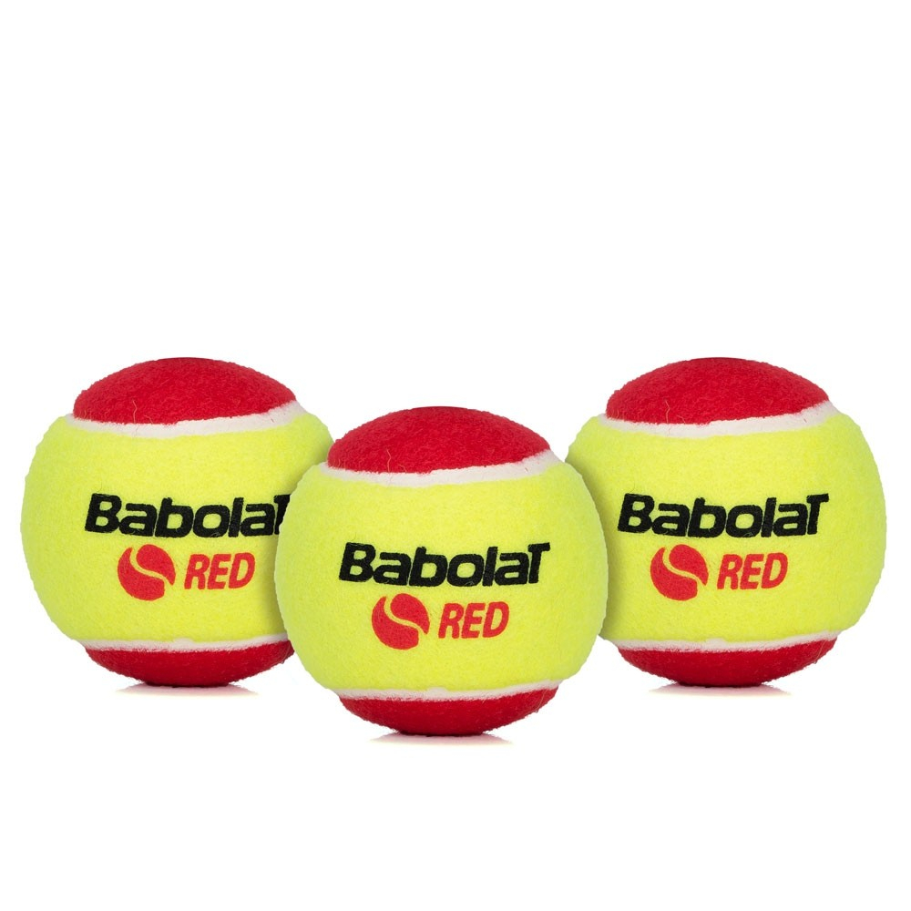 05 bola de tenis babolat red felt vermelha 75
