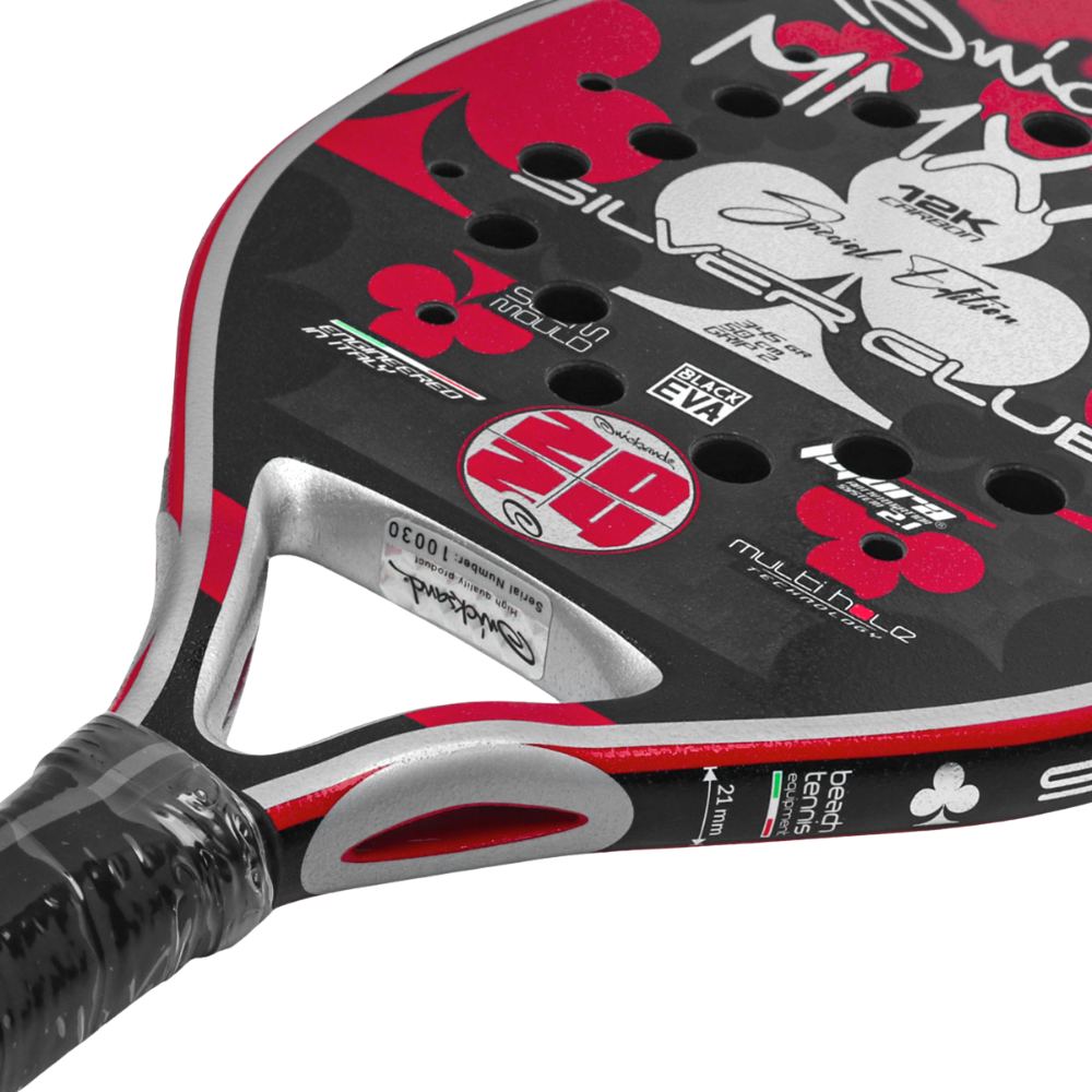 13 raquete de beach tennis quicksand silver club ed