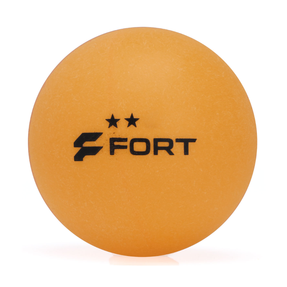 01 bola de tenis de mesa fort 2 estrelas laranja c 6