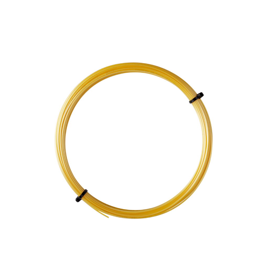 03 set de corda de tenis luxilon 4g 1 25 amarelo