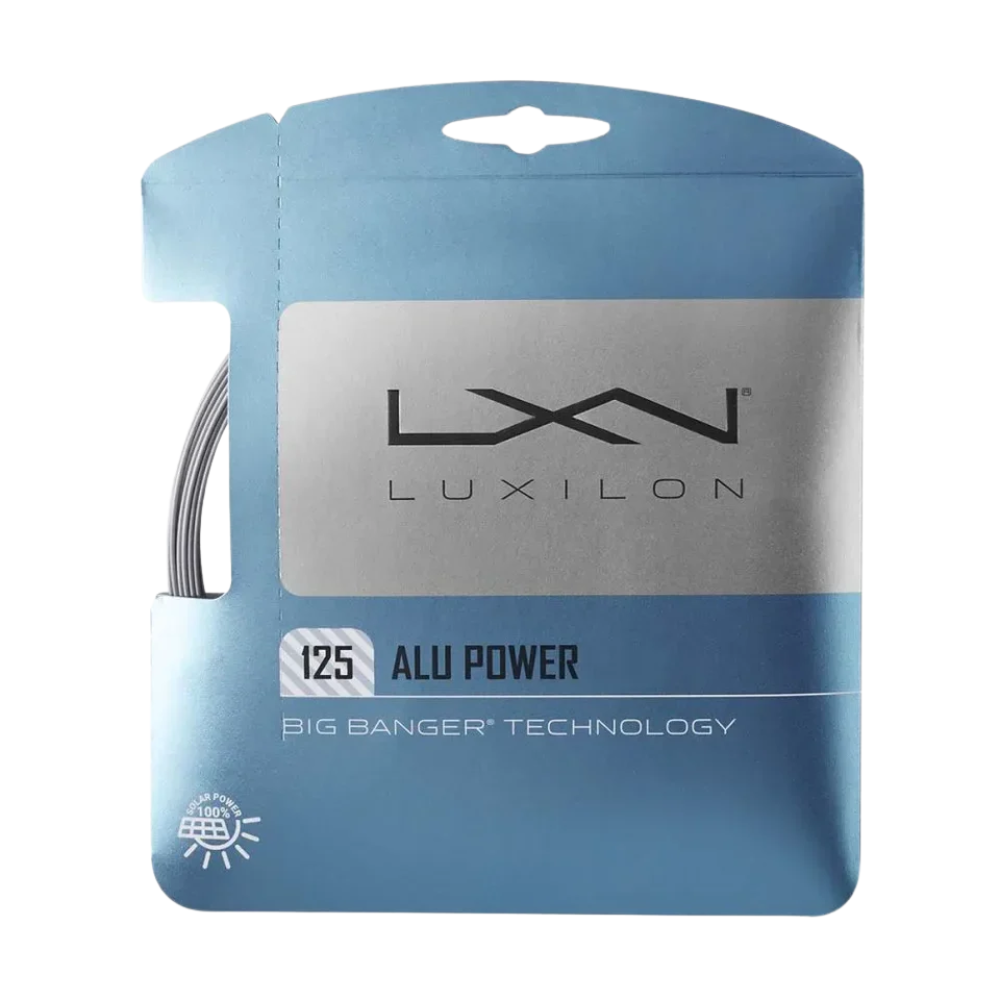 02 set de corda de tenis luxilon alu power 1 25cinza