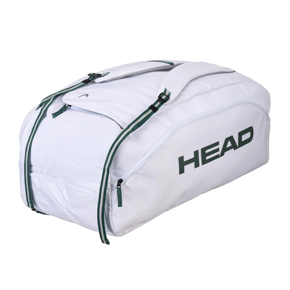 02 raqueteira head pro duffle branco verde