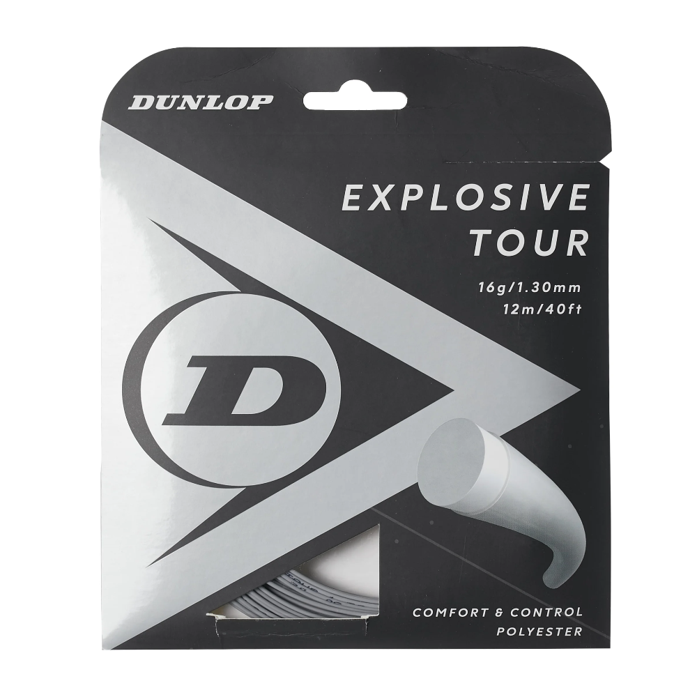 01 set de corda de tenis dunlop explosive tour 1 30