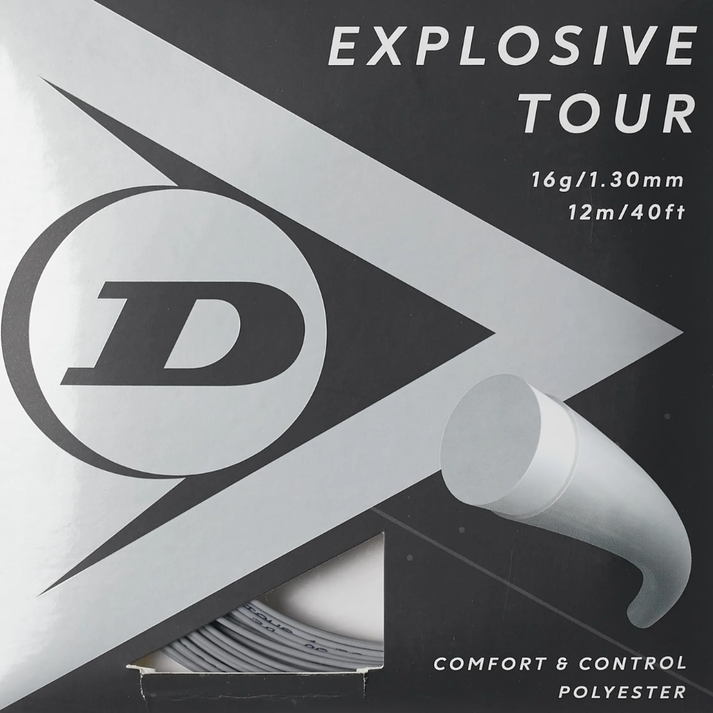 02 set de corda de tenis dunlop explosive tour 1 30