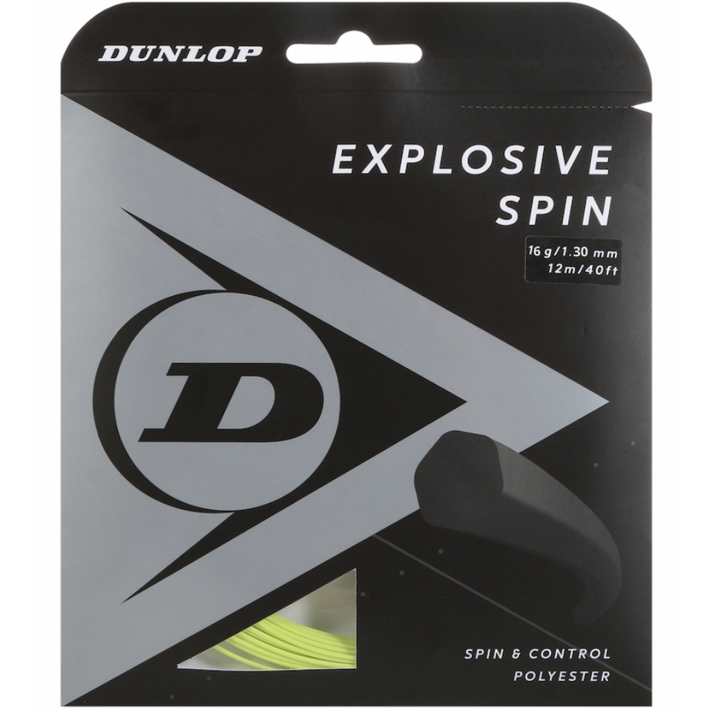 03 set de corda de tenis dunlop explosive spin 1 30